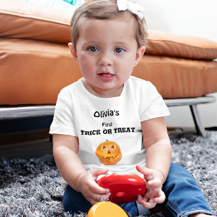 Name on 3-24 Months Halloween Toddler  Baby T-Shirt
