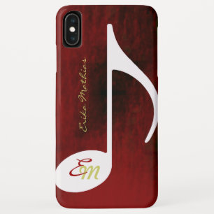 Name on a Music Note iPhone XS Max Case