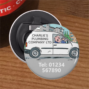 Name on Company Van. Small Business Gifts Bottle Opener