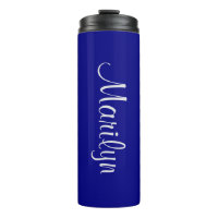 Name on Navy Blue Matching Design 12oz