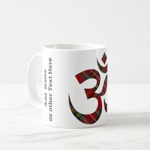 Name on Om Symbol 11oz Coffee Mug
