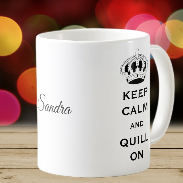Name on Quilling Keep Calm  11oz Classic Mug (Creator Uploaded)