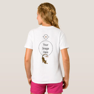 Name Orange Paisley Bengal Kitten Yoga Stretching T-Shirt