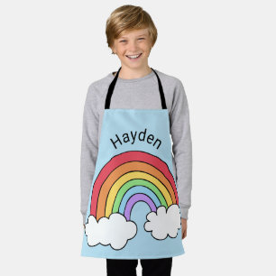 Name Over the Rainbow Personalised Apron