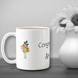 Name, Paper Quilled Flowers, All-Occasion 11oz Coffee Mug