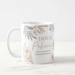Name Personalised 2023 JW Exercise Patience  Coffee Mug