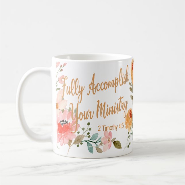 Name Personalised JW Pioneer Service School 2023 Coffee Mug (Left)