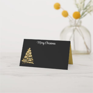 Name Place Card-Christmas Tree Place Card