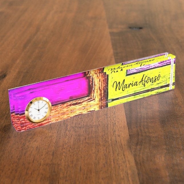 Name Plate Colourful Colours (Side)