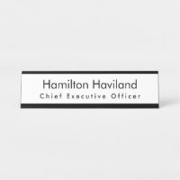 Name Plate for Desk or Wall HAMbyWG