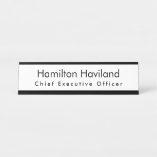 Name Plate for Desk or Wall HAMbyWG