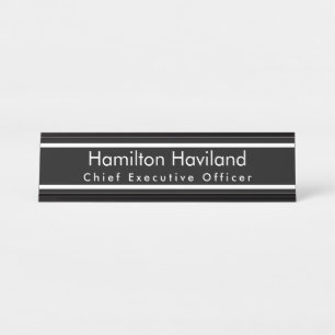 Name Plate for Desk or Wall HAMbyWG