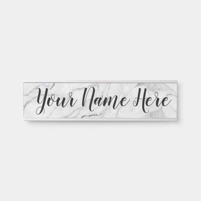 Name plate for work (Front)