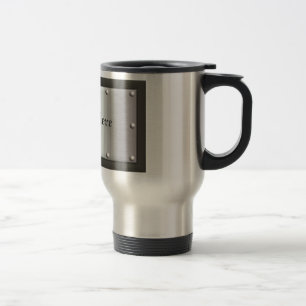 Name Plate Travel Mug