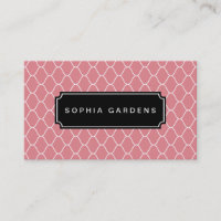 Name Plate v3 - Amime Pattern - Pink