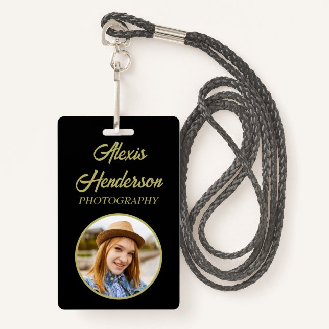 Name/ Profession/ Personal Photo ID Badge (Front with Lanyard)