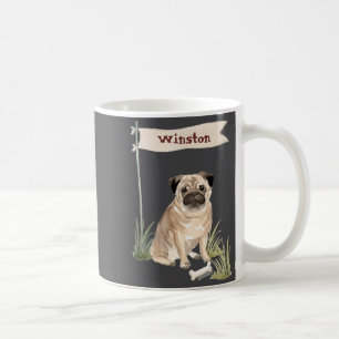 Name Pug Pet Dog Coffee Mug