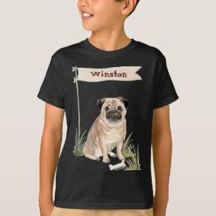 Name Pug Pet Dog  T-Shirt