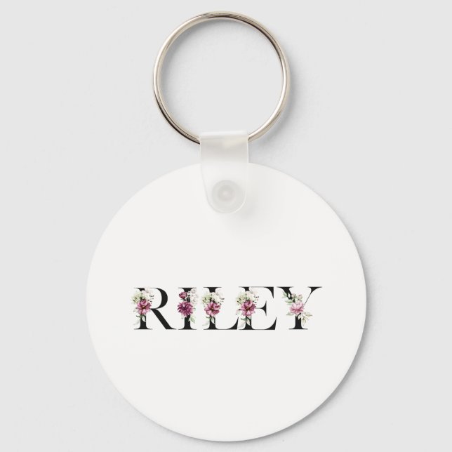 Name: Riley. My name is Riley. Key Ring (Front)