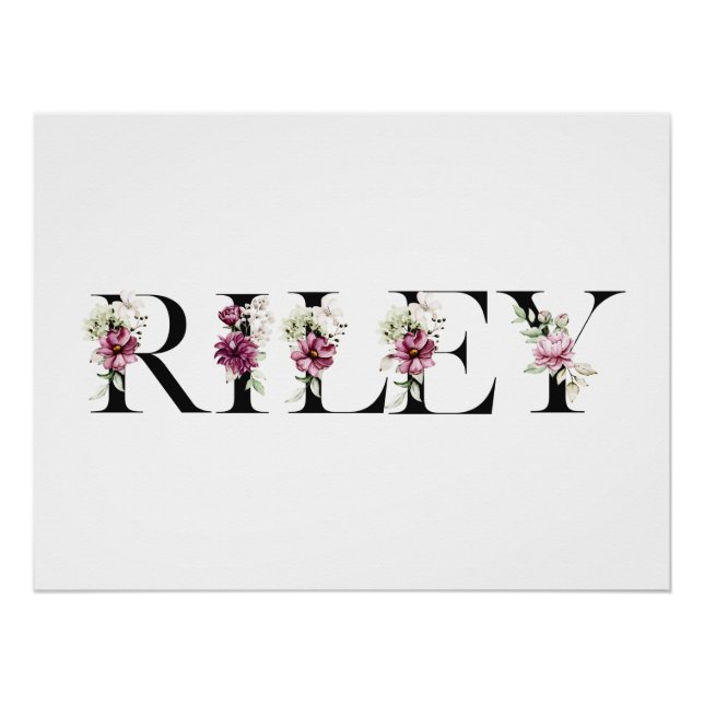 Name Riley Poster (Front)