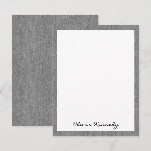 Name    Rustic Light Grey Denim Print Frame Card