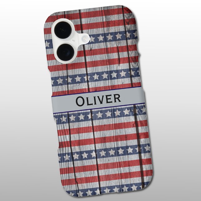 Name || Rustic Red and Blue Stars and Stripes  (Creator Uploaded)