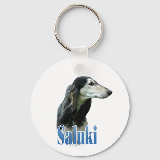 Name Saluki  Key Ring (Front)