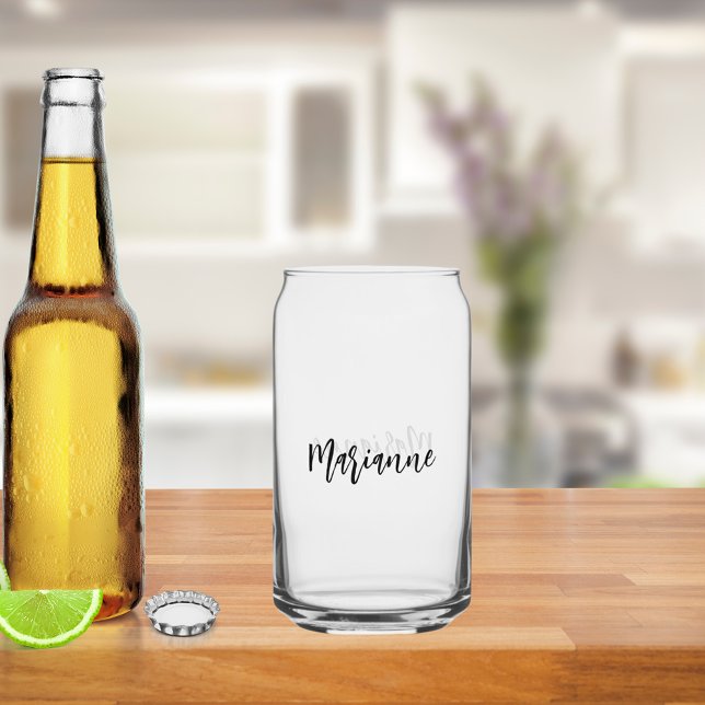 Name script elegant can glass (Creator Uploaded)