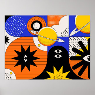 Name Size A3 Bauhaus Art Poster 2