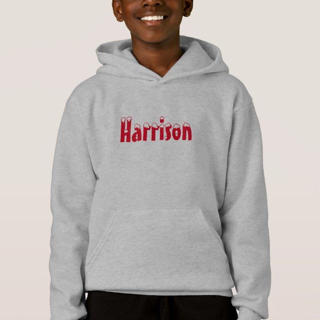 "name" snow red, Hoodies & Sweatshirt (Front)