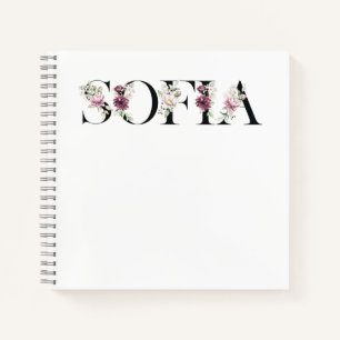 Name Sofia.My name is Sofia. Notebook