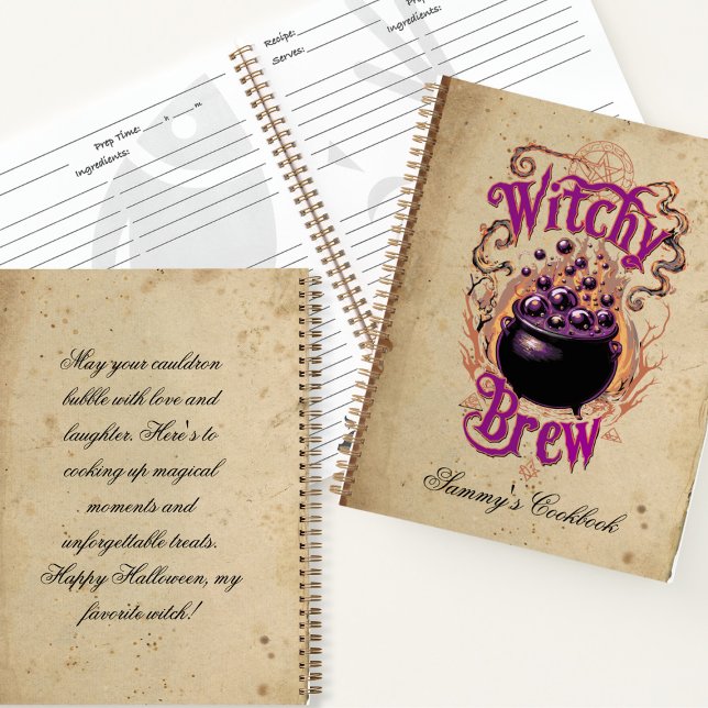 Name Spooky Halloween Witch Brew Food Recipe Book (Creator Uploaded)