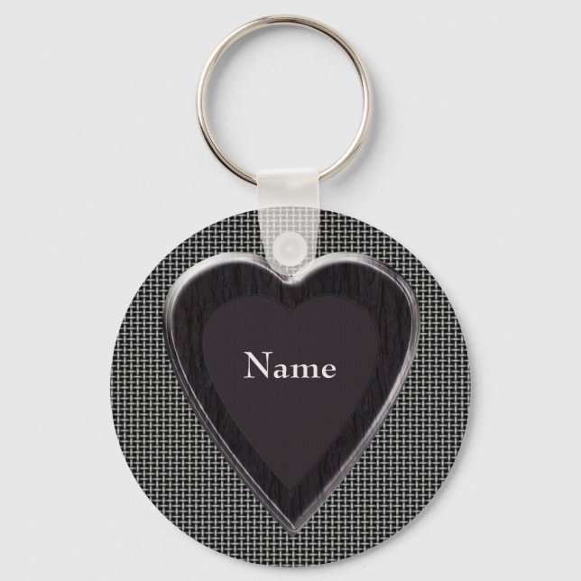Name Stole My Heart Keychain - Template (Front)