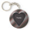 Name Stripes Heart Keychain - Template