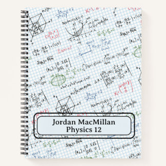 Name Subject Math Physics Engineering Equations  Notebook