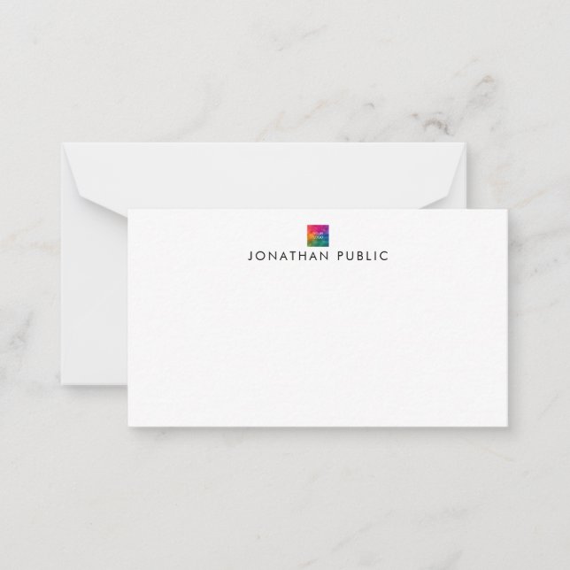 Name Surname Business Company Logo Here Card (Front)