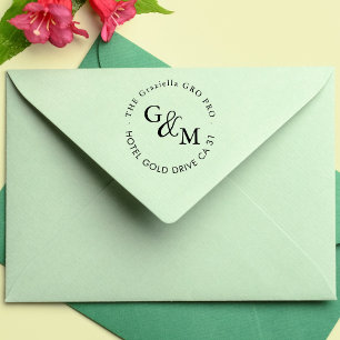 Name & Surname Custom Return Address Rubber Stamp