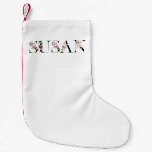 Name Susan Small Christmas Stocking