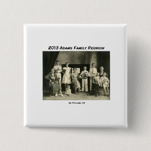 Name Tag Adams Reunion 15 Cm Square Badge