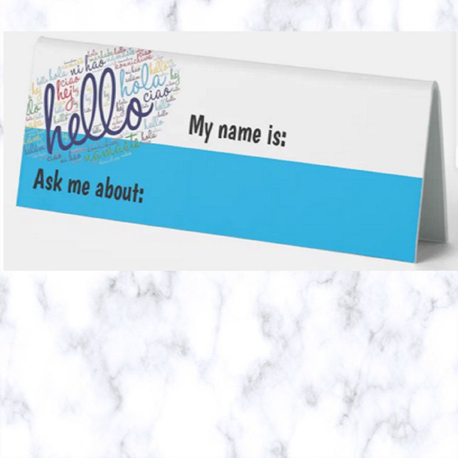 Name Tag and Ask Me About (Creator Uploaded)