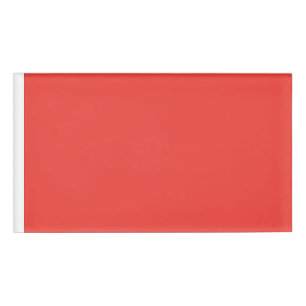 Name Tag Bold Red Badge – Modern Event Identity