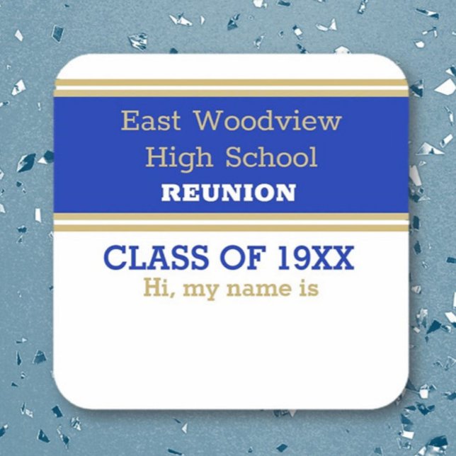 Name Tag! Custom Class Reunion Stickers (Creator Uploaded)