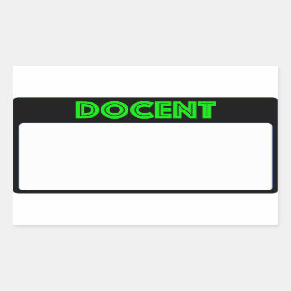 Name Tag Docent