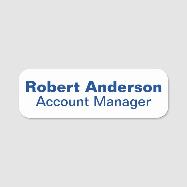Name Tag for your Business and Profession (Front)