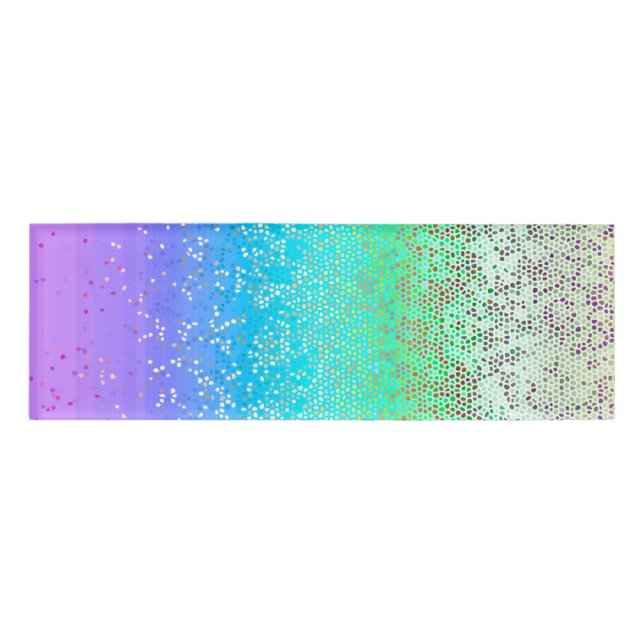 Name Tag Glitter Star Dust (Front)
