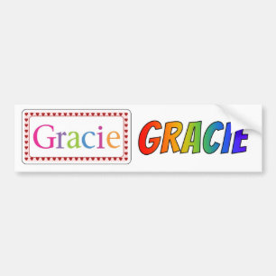 Name Tag Gracie sticker