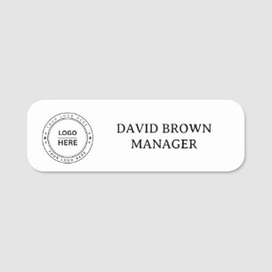 Name Tag Logo Employee Staff Magnetic 