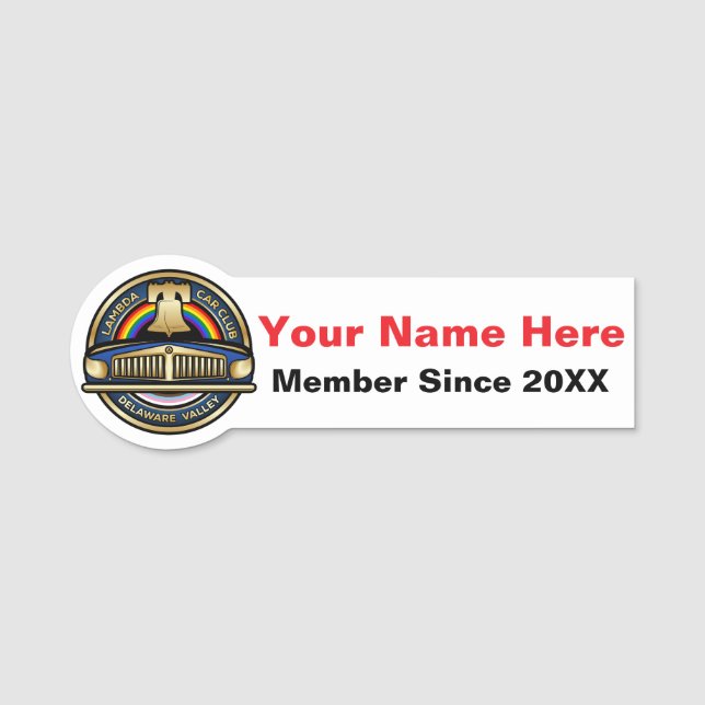 Name Tag (Member) (Front)