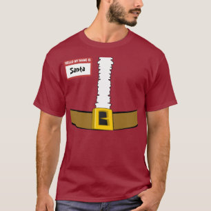 Name Tag Santa Suit Belly Top Customise Me!