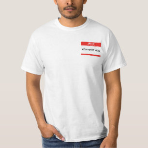 Name Tag T-Shirt